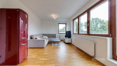 Pronájem krásného bytu 3+kk/terasa/balkon/2x GS, 89/66/10 m2, ul. Harlacherova, Praha 10 - Záběhlice