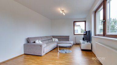 Pronájem krásného bytu 3+kk/terasa/balkon/2x GS, 89/66/10 m2, ul. Harlacherova, Praha 10 - Záběhlice