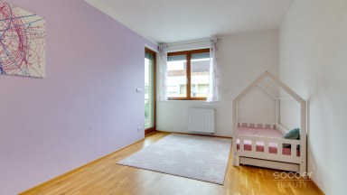 Pronájem krásného bytu 3+kk/terasa/balkon/2x GS, 89/66/10 m2, ul. Harlacherova, Praha 10 - Záběhlice