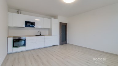 Pronájem nového nadstandardního bytu 2+kk/S/GS/B, 57,4 m2, ul. Sedlářova, Praha 9 - Kbely.