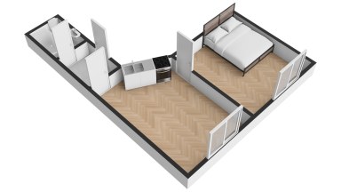 Pronájem bytu 2+kk, 42 m², Praha 8 – Kobylisy, ul. Čimická.