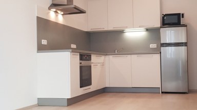 Pronájem novostavby bytu 2 + kk/B/S v Praze 13 - Stodůlky, ulice Klementova.