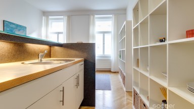Pronájem bytu 2+kk (52,39 m²), Praha 2 – Vinohrady, ulice Moravská