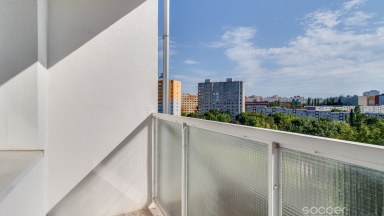 Pronájem bytu 2+1 s lodžií, celkem 60,11 m², Cíglerova, Praha 14 – Černý Most