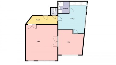 Hezký a plně zařízený byt 3+kk v dobré lokalitě Mladé Boleslavi. 