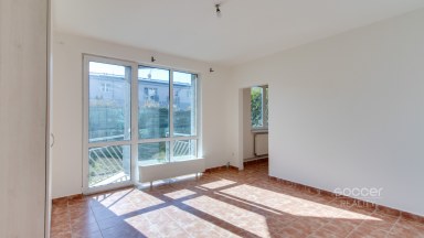 Pronájem bytu 1+1 s předzahrádkou, 37 m2, ul. Dandova, Praha 20 – H. Počernice.