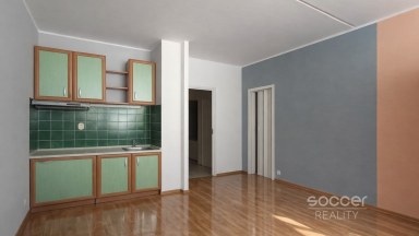 Pronájem hezkého bytu 1+kk, 29 m2, Praha 4 - Modřany, ul. Petržílova.