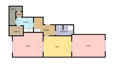 Pronájem bytu 2+1/B, 100 m2, Praha 1 - Staré Město, ul. Klimentská.