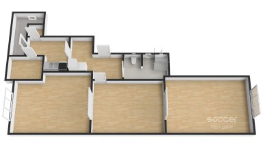 Pronájem bytu 2+1/B, 100 m2, Praha 1 - Staré Město, ul. Klimentská.