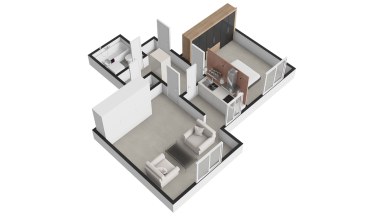 Pronájem bytu 2+kk, 43 m2, Praha 4 - Braník, ul. Branická.