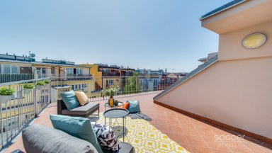 Pronájem bytu 1+kk + terasa (celkem 81,53 m2), Praha 7 - Holešovice, ulice U Uranie