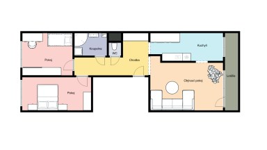 Pronájem bytu 3+1 (77 m²) s lodžií (6 m²) a parkem ve vnitrobloku – ul. Přecechtělova, Praha 13