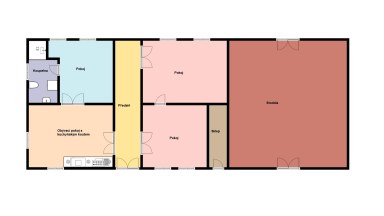 Prodej rodinného domu 4+kk/Stodola/zahrada, Kly, Dolní vinice.