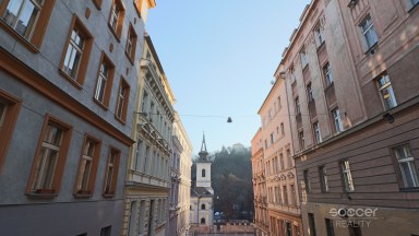 Pronájem bytu 2+kk, 45m2, Praha 5 - Smíchov, ul. Grafická.