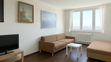 Pronájem bytu 2+KK/S, 47 m2, Praha 4 - Komořany, Za Sídlištěm