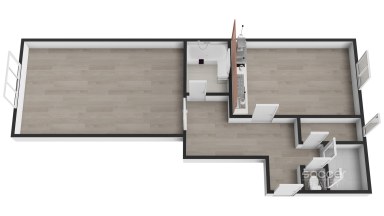 Pronájem bytu 1+1/B, 58 m2, Praha 8 - Kobylisy, ul. Čimická.