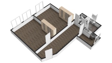 Pronájem bytu 2+1, 55 m2, Liberec, Revoluční