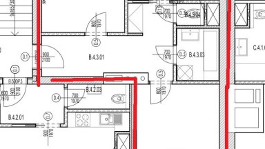Pronájem bytu 2+1/S, 56 m2, Praha 6 - Vokovice, ul. Kladenská.