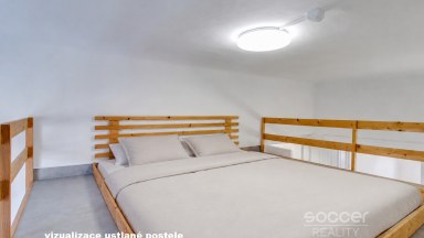 Slunný byt 2+kk se spacím patrem, po rekonstrukci, Praha 3 – Žižkov