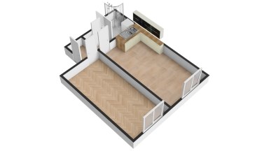 Pronájem bytu 2+kk, 46 m2, Praha 4 - Nusle, K Podjezdu