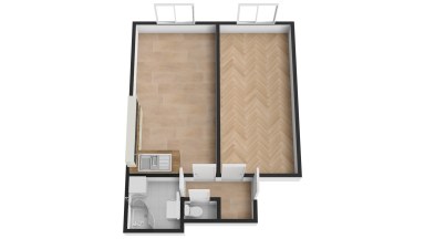 Pronájem bytu 2+kk, 46 m2, Praha 4 - Nusle, K Podjezdu