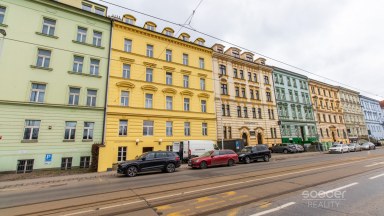 Pronájem bytu 1+kk/S, 21 m2, ul. Radlická, Praha 5 - Smíchov.