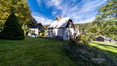 Prodej rekreační chaty se zahradou, Huť – Pěnčín.